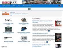 Tablet Screenshot of imponar.pl